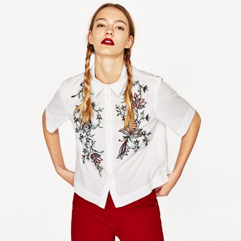 Zara Embroidered Shirt